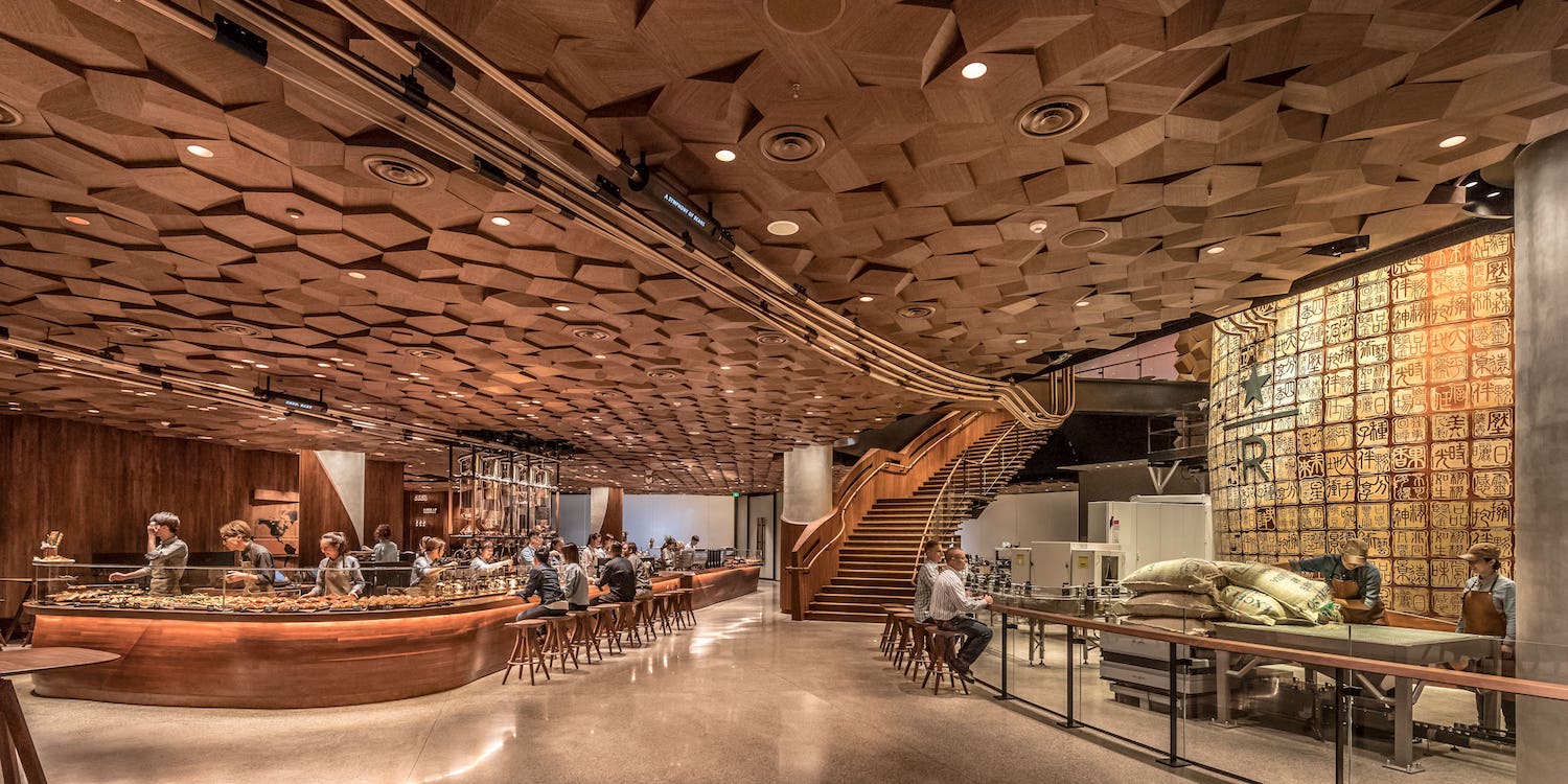 Starbucks Reserve Roastery Shanghai design details